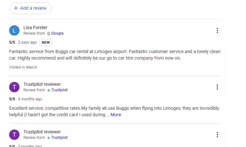 top rated reviews...